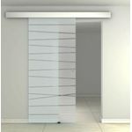 Casa si Gradina - Constructii - Usi interior, exterior si garaj - Usi interior - Set usa glisanta sticla GD01, 205x95x0.8 cm, UnicSpot - Infinity.ro