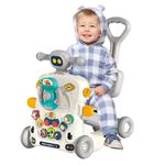 Jucarii, Copii si Bebe - Carucioare si articole de transport - Premergatoare - Premergator si Antemergator Multifunctional 6 in 1, Balansoar, Trotineta, Scuter, Centru Activitati, Gri, 6 Luni+ - Infinity.ro