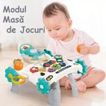 Jucarii, Copii si Bebe - Carucioare si articole de transport - Premergatoare - Premergator si Antemergator Multifunctional 6 in 1, Balansoar, Trotineta, Scuter, Centru Activitati, Gri, 6 Luni+ - Infinity.ro