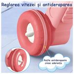 Jucarii, Copii si Bebe - Carucioare si articole de transport - Premergatoare - Antemergator Cu Centru De Activitati Multifunctional 3 In 1 WePro Store, Lumini, Sunete, Roti Antiderapante, Roz, 6 + - Infinity.ro