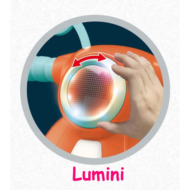 Jucarii, Copii si Bebe - Carucioare si articole de transport - Premergatoare - Antemergator cu sunete si lumini WePro Store, panou de control, joc cu mingea, viteza reglabila, Portocaliu, 12 luni + - Infinity.ro