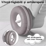 Jucarii, Copii si Bebe - Carucioare si articole de transport - Premergatoare - Antemergator Cu Centru De Activitati Multifunctional 3 In 1 WePro Store, Mod Anti-Rasturnare, Lumini, Sunete, Gri, 6+ - Infinity.ro