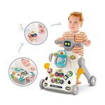 Jucarii, Copii si Bebe - Carucioare si articole de transport - Premergatoare - Antemergator Cu Centru De Activitati Multifunctional 3 In 1 WePro Store, Mod Anti-Rasturnare, Lumini, Sunete, Gri, 6+ - Infinity.ro