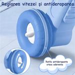 Jucarii, Copii si Bebe - Carucioare si articole de transport - Premergatoare - Premergator si Antemergator Multifunctional 5 in 1, Trotineta, Scuter, Mers, Centru Activitati, Albastru, 6 Luni+ - Infinity.ro
