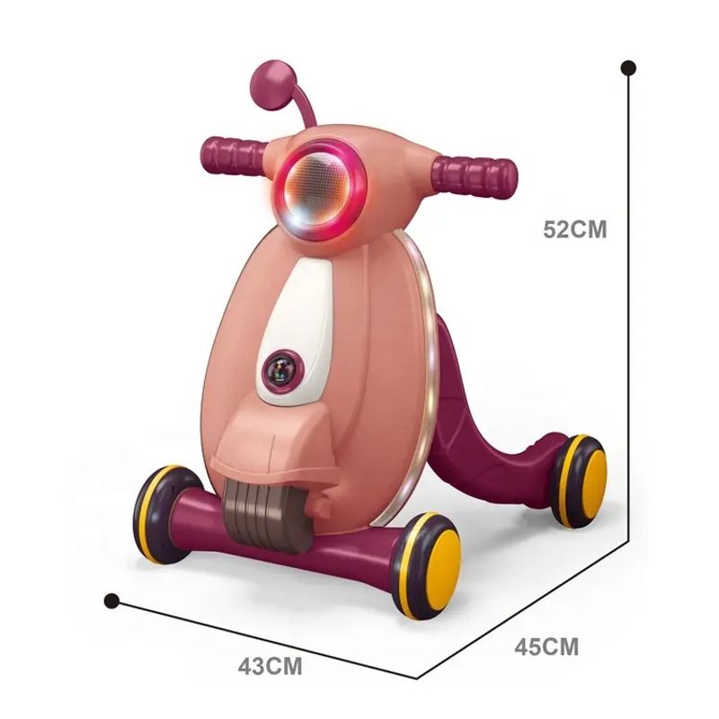 Jucarii, Copii si Bebe - Carucioare si articole de transport - Premergatoare - Antemergator cu sunete si lumini WePro Store, panou de control, joc cu mingea, viteza reglabila, Violet, 12 luni + - Infinity.ro