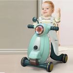 Jucarii, Copii si Bebe - Carucioare si articole de transport - Premergatoare - Antemergator cu sunete si lumini WePro Store, panou de control, joc cu mingea, viteza reglabila, Verde, 12 luni + - Infinity.ro