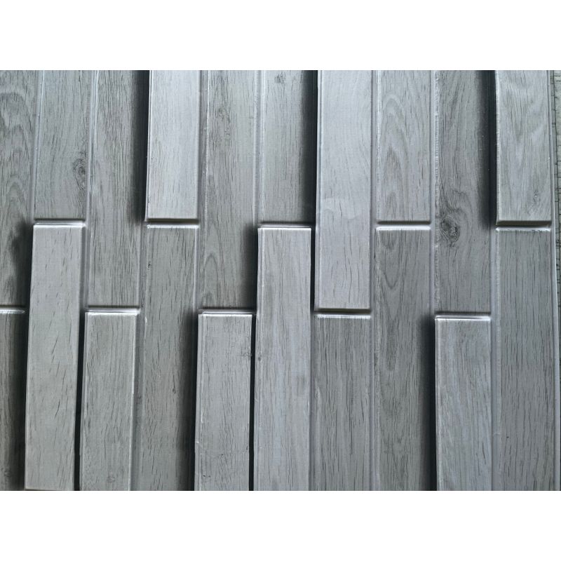 Casa si Gradina - Gradina si terasa - Garduri, panouri si accesorii - Panou decorativ PVC, stejar alb , 98x48x0.3 cm - Infinity.ro