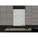 Casa si Gradina - Gradina si terasa - Garduri, panouri si accesorii - Set 4 buc Panou riflat acustic, gri, UnicSpot, 60x60x2.1 cm - Infinity.ro