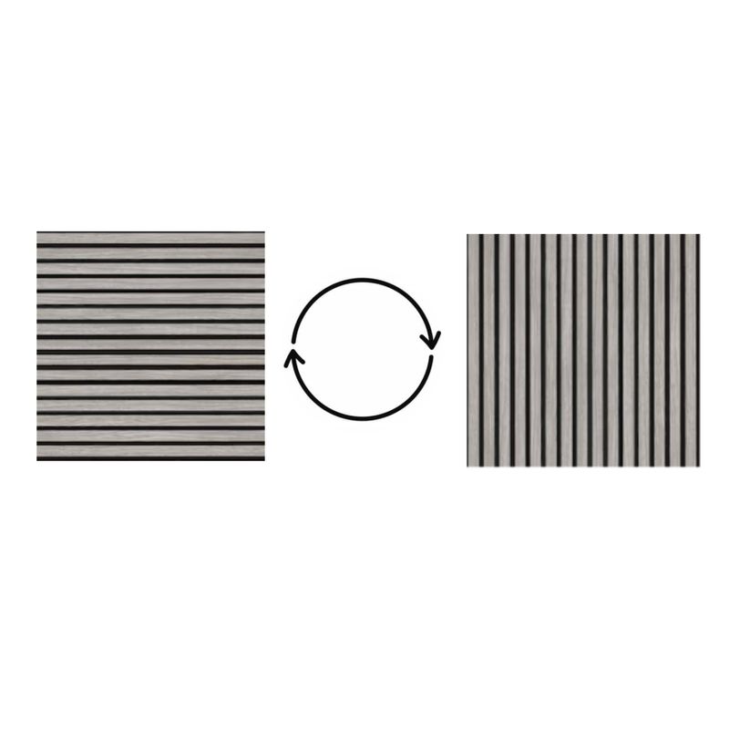 Casa si Gradina - Gradina si terasa - Garduri, panouri si accesorii - Set 4 buc Panou riflat acustic, gri, UnicSpot, 60x60x2.1 cm - Infinity.ro