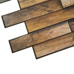 Casa si Gradina - Gradina si terasa - Garduri, panouri si accesorii - Panou decorativ PVC, lemn, 98x48x0.3 cm - Infinity.ro