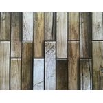 Casa si Gradina - Gradina si terasa - Garduri, panouri si accesorii - Panou decorativ PVC, lemn, 98x48x0.3 cm - Infinity.ro