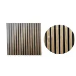 Casa si Gradina - Gradina si terasa - Garduri, panouri si accesorii - Set 4 buc Panou riflat acustic, nuc, UnicSpot, 60x60x2.1 cm - Infinity.ro