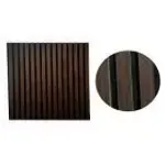 Casa si Gradina - Gradina si terasa - Garduri, panouri si accesorii - Set 4 buc Panou riflat acustic, nuc inchis, UnicSpot, 60x60x2.1 cm - Infinity.ro