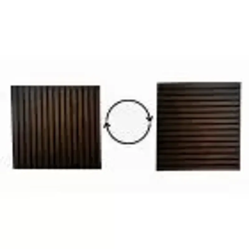 Casa si Gradina - Gradina si terasa - Garduri, panouri si accesorii - Set 4 buc Panou riflat acustic, nuc inchis, UnicSpot, 60x60x2.1 cm - Infinity.ro