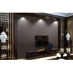 Casa si Gradina - Gradina si terasa - Garduri, panouri si accesorii - Panou riflat acustic, nuc inchis, UnicSpot, 240x60x2.1 cm - Infinity.ro