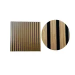 Casa si Gradina - Gradina si terasa - Garduri, panouri si accesorii - Set 4 buc Panou riflat acustic, tec, UnicSpot, 60x60x2.1 cm - Infinity.ro