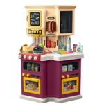 Jucarii, Copii si Bebe - Jucarii si jocuri - Jucarii de rol - Bucatarii copii - Bucatarie Pentru Copii WePro Store, Circuit De Apa Real, Cuptor Si Plita, Sunete Si Lumini, Accesorii Complet,  3 Ani + - Infinity.ro