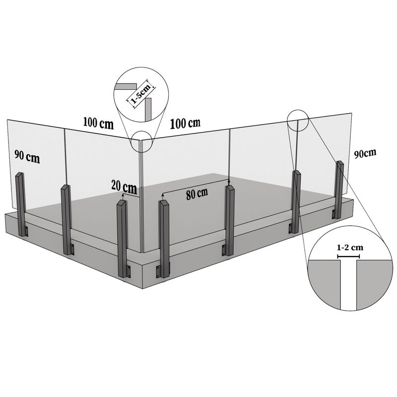 Casa si Gradina - Constructii - Scari si accesorii interioare - Accesorii scari interioare - Suport balustrada, prindere pe perete - Infinity.ro