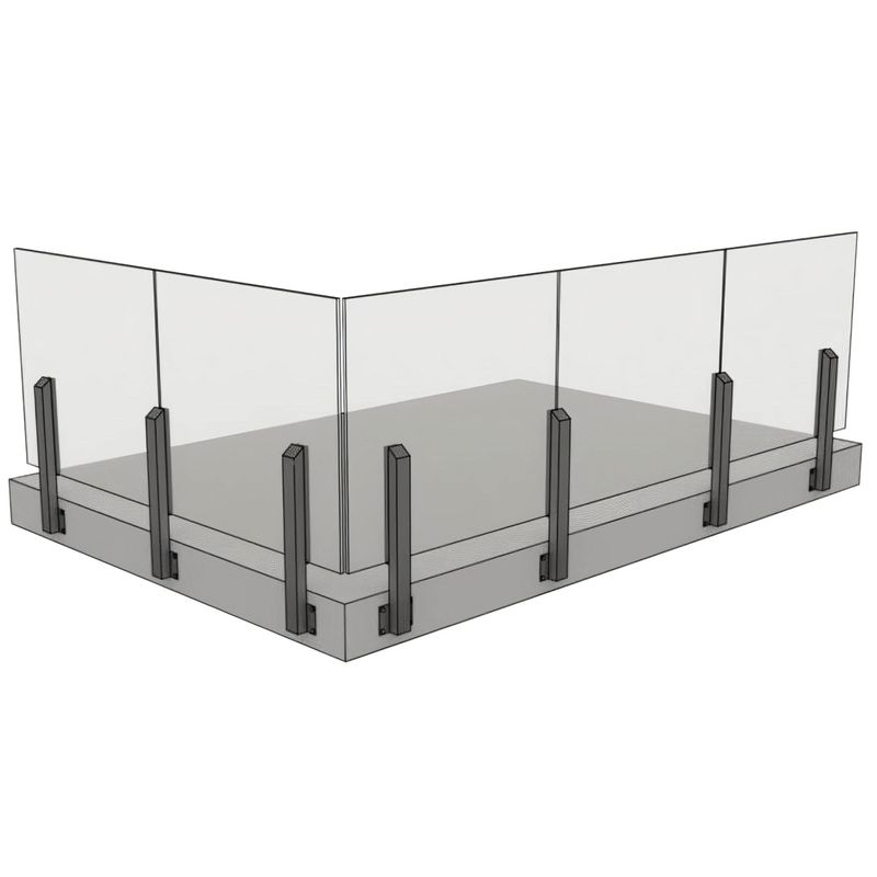 Casa si Gradina - Constructii - Scari si accesorii interioare - Accesorii scari interioare - Suport balustrada, prindere pe perete - Infinity.ro