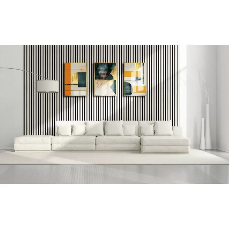 Casa si Gradina - Gradina si terasa - Garduri, panouri si accesorii - Panou riflat acustic, alb, UnicSpot, 240x60x2.1 cm - Infinity.ro