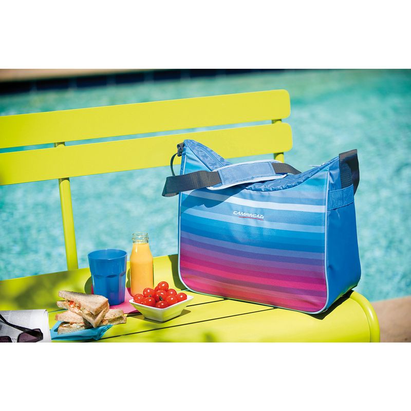 Sport si Outdoor - Camping - Bucatarie de camping - Cutii si genti frigorifice - Geanta Frigo Luna 12L Arctic, multicolor, 48x33x5 cm - Infinity.ro