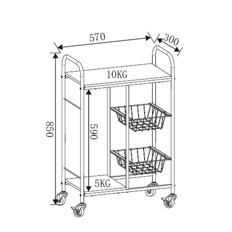 Casa si Gradina - Mobilier - Biblioteci si rafturi - Rafturi - Gheridon multifunctional Tor, negru, 57x30x85 cm - Infinity.ro