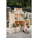 Casa si Gradina - Mobilier - Organizare si depozitare - Cutii depozitare - Ladita lemn 44x31x24 cm, UnicSpot - Infinity.ro