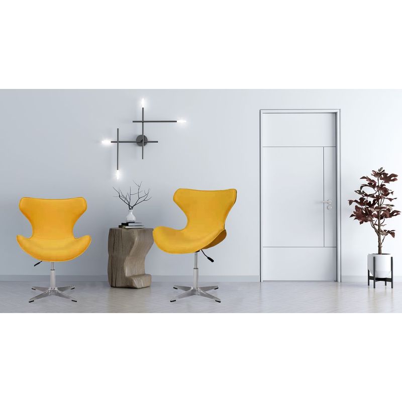 Casa si Gradina - Mobilier - Scaune si fotolii - Scaune - Scaun Dove, galben, 73x72x90.5-106.5 cm - Infinity.ro