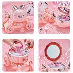 Jucarii, Copii si Bebe - Jucarii si jocuri - Jucarii de rol - Frumusete, bijuterii si accesorii fetite - Trusa de machiaj pentru copii , model Pisicuta, Non-Toxic, Roz - Infinity.ro