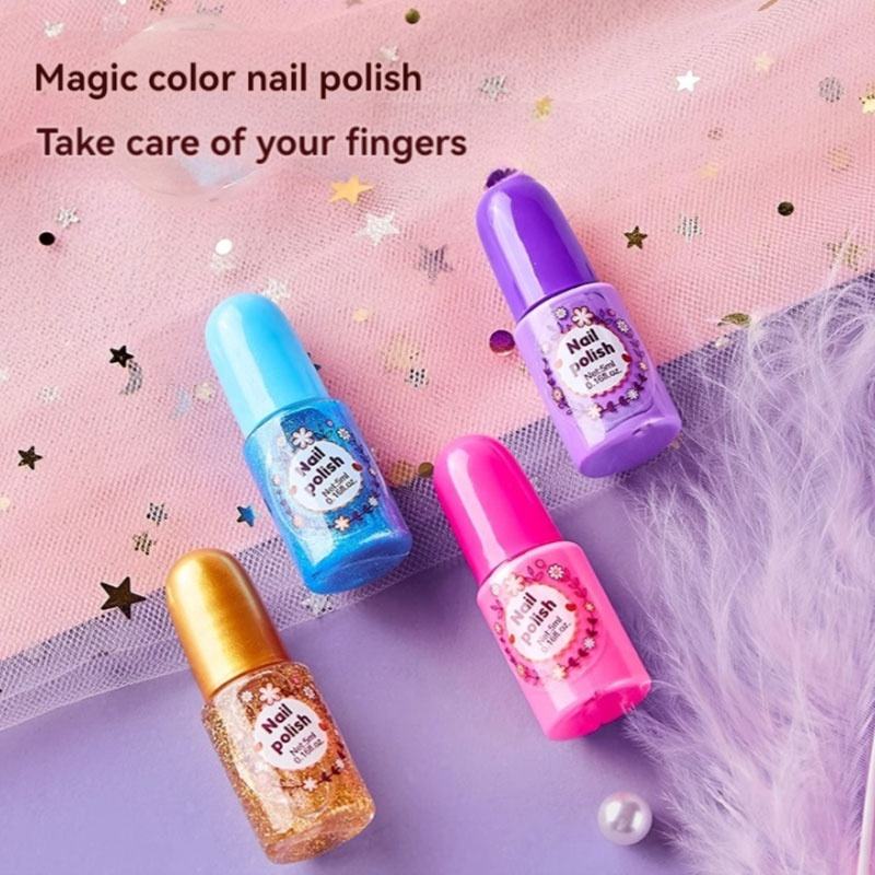 Jucarii, Copii si Bebe - Jucarii si jocuri - Jucarii de rol - Frumusete, bijuterii si accesorii fetite - Trusa de machiaj pentru copii, Gentuta, Rubin, Non Toxic, 3 ani +, Roz - Infinity.ro