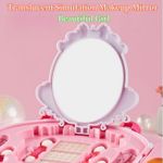 Jucarii, Copii si Bebe - Jucarii si jocuri - Jucarii de rol - Frumusete, bijuterii si accesorii fetite - Trusa de machiaj pentru copii, Gentuta, Rubin, Non Toxic, 3 ani +, Roz - Infinity.ro