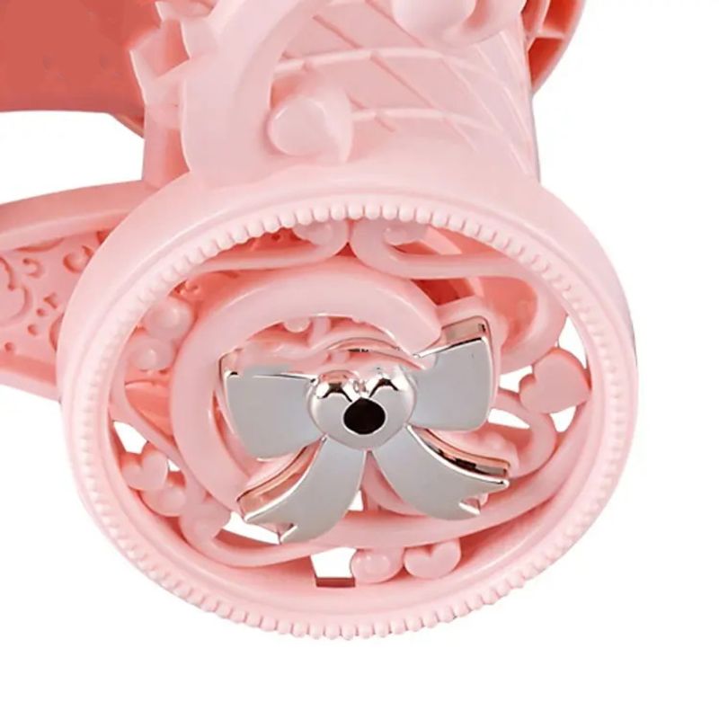 Jucarii, Copii si Bebe - Jucarii si jocuri - Jucarii de rol - Frumusete, bijuterii si accesorii fetite - Trusa de machiaj pentru copii cu masuta muzicala si lumini, Roz - Infinity.ro