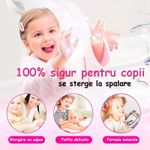 Jucarii, Copii si Bebe - Jucarii si jocuri - Jucarii de rol - Frumusete, bijuterii si accesorii fetite - Trusa de machiaj pentru copii, solubile in apa, non-toxic, Roz - Infinity.ro