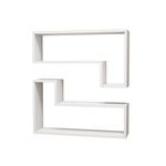 Casa si Gradina - Mobilier - Biblioteci si rafturi - Rafturi - Rafturi de perete in L Mira, 83.6x19.5x80 cm - Infinity.ro