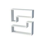 Casa si Gradina - Mobilier - Biblioteci si rafturi - Rafturi - Rafturi de perete in L Mira, 83.6x19.5x80 cm - Infinity.ro