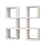 Casa si Gradina - Mobilier - Biblioteci si rafturi - Rafturi - Raft de perete geometric Nora, 67.2x19.5x67.2 cm - Infinity.ro