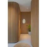 Casa si Gradina - Constructii - Materiale constructii - Placi decorative - Set 4 buc Riflaj acustic flexibil,nuc,240x60x0.8cm - Infinity.ro