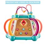 Jucarii, Copii si Bebe - Jucarii si jocuri - Jucarii bebelusi - Jucarii interactive bebelusi - Jucarie Educativa Si Interactiva 7 in 1 Pentru Copii WePro Store, Centru Activitati 5 Laturi, Model Rata, 3 Ani+ - Infinity.ro
