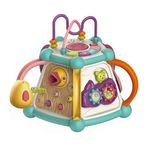 Jucarii, Copii si Bebe - Jucarii si jocuri - Jucarii bebelusi - Jucarii interactive bebelusi - Jucarie Educativa Si Interactiva 7 in 1 Pentru Copii WePro Store, Centru Activitati 5 Laturi, Model Rata, 3 Ani+ - Infinity.ro