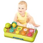 Jucarii, Copii si Bebe - Jucarii si jocuri - Jucarii bebelusi - Jucarii interactive bebelusi - Jucarie Senzoriala pentru Bebelusi, Ferma cu Animale, Butoane cu Joc, Motricitate, Fluier, 18 Luni+ - Infinity.ro