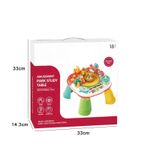 Jucarii, Copii si Bebe - Jucarii si jocuri - Jucarii bebelusi - Jucarii interactive bebelusi - Masuta Interactiva Bebelusi 2 in 1, cu Lumini si Sunete, Tobe, Trenulet, Pian, Simulator de Condus, 18 luni + - Infinity.ro