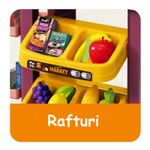 Jucarii, Copii si Bebe - Jucarii si jocuri - Jucarii de rol - Set joaca supermarket - Set Joaca Supermarket cu Lumini si Sunete, Dispozitiv Scanat, Casa de Marcat, Rafturi, Fructe, Legume, Cantar,  3 Ani+ - Infinity.ro