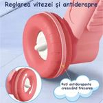 Jucarii, Copii si Bebe - Carucioare si articole de transport - Premergatoare - Premergator si Antemergator Multifunctional 6 in 1, Balansoar, Trotineta, Scuter, Centru Activitati, Roz, 6 Luni+ - Infinity.ro