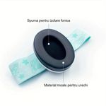 Casa si Gradina - Mobilier - Mobilier copii - Sisteme de siguranta - Casti Antifonice Pentru Copii si Bebelusi 3-36 luni, Protectie Auditiva, Prindere Sigura Fontanela, Bentita Elastica - Infinity.ro