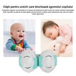 Casa si Gradina - Mobilier - Mobilier copii - Sisteme de siguranta - Casti Antifonice Pentru Copii si Bebelusi 3-36 luni, Protectie Auditiva, Prindere Sigura Fontanela, Bentita Elastica - Infinity.ro