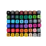 Carti si Birotica - Birotica - Instrumente de scris - Markere si carioci - Set 48 Markere Duble WePro Store, Profesionale, Subtire Si Gros, Cerneala Pe Baza De Alcool, Geanta Depozitare - Infinity.ro