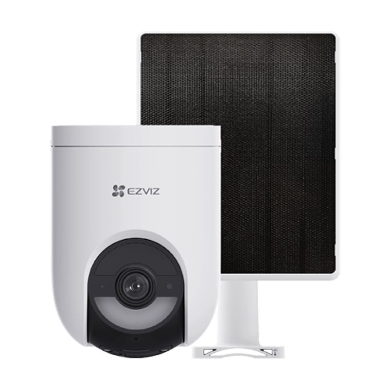 Casa si Gradina - Electrice - Smart Home - Camere de supraveghere - Camera IP Wi-Fi6 PT + panou solar 5W, 4MP, baterie 5.200 mAh, Audio bidirectional, Alarma - EZVIZ CS-HB8c/SP(4MP) - Infinity.ro