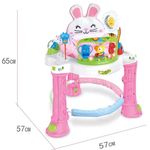 Jucarii, Copii si Bebe - Jucarii si jocuri - Jucarii de exterior - Balansoare copii - Centru de activitati pentru copii si premergator, Sunete, Lumini, Accesorii atractive, Model Iepuras, 6 luni + - Infinity.ro