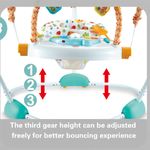 Jucarii, Copii si Bebe - Jucarii si jocuri - Jucarii de exterior - Balansoare copii - Saritor pentru copii cu Centru de Activitati, Baby Jumper, Lumini si Accesorii atractive, 6 luni+, Albastru - Infinity.ro