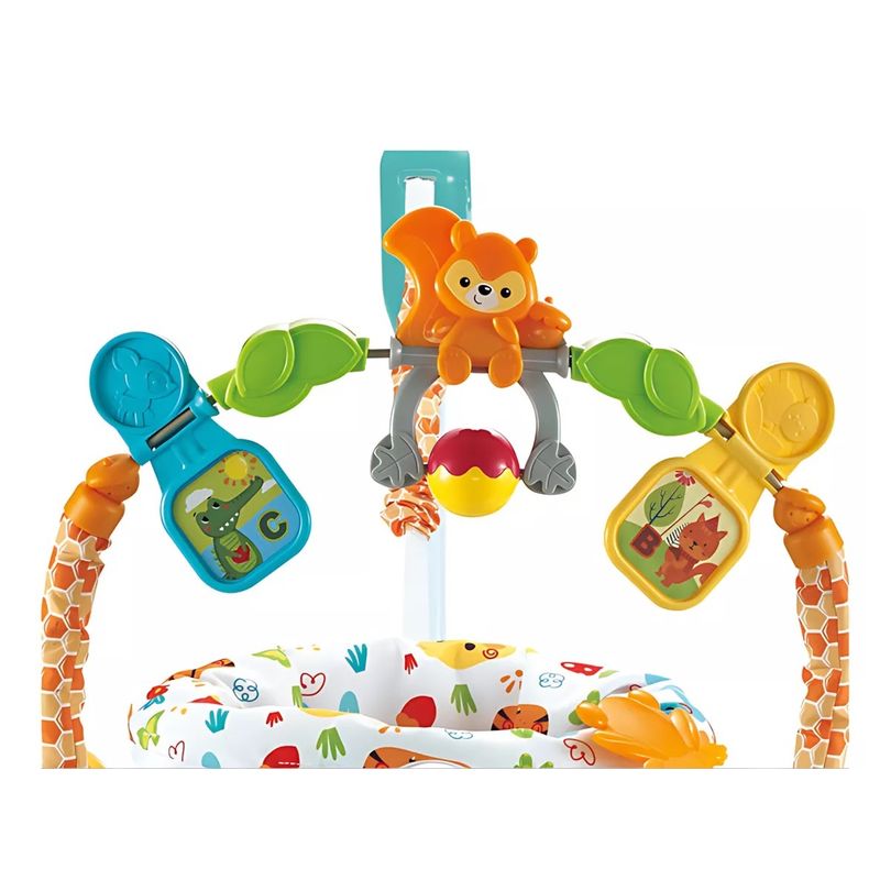 Jucarii, Copii si Bebe - Jucarii si jocuri - Jucarii de exterior - Balansoare copii - Saritor pentru copii cu Centru de Activitati, Baby Jumper, Lumini si Accesorii atractive, 6 luni+, Albastru - Infinity.ro